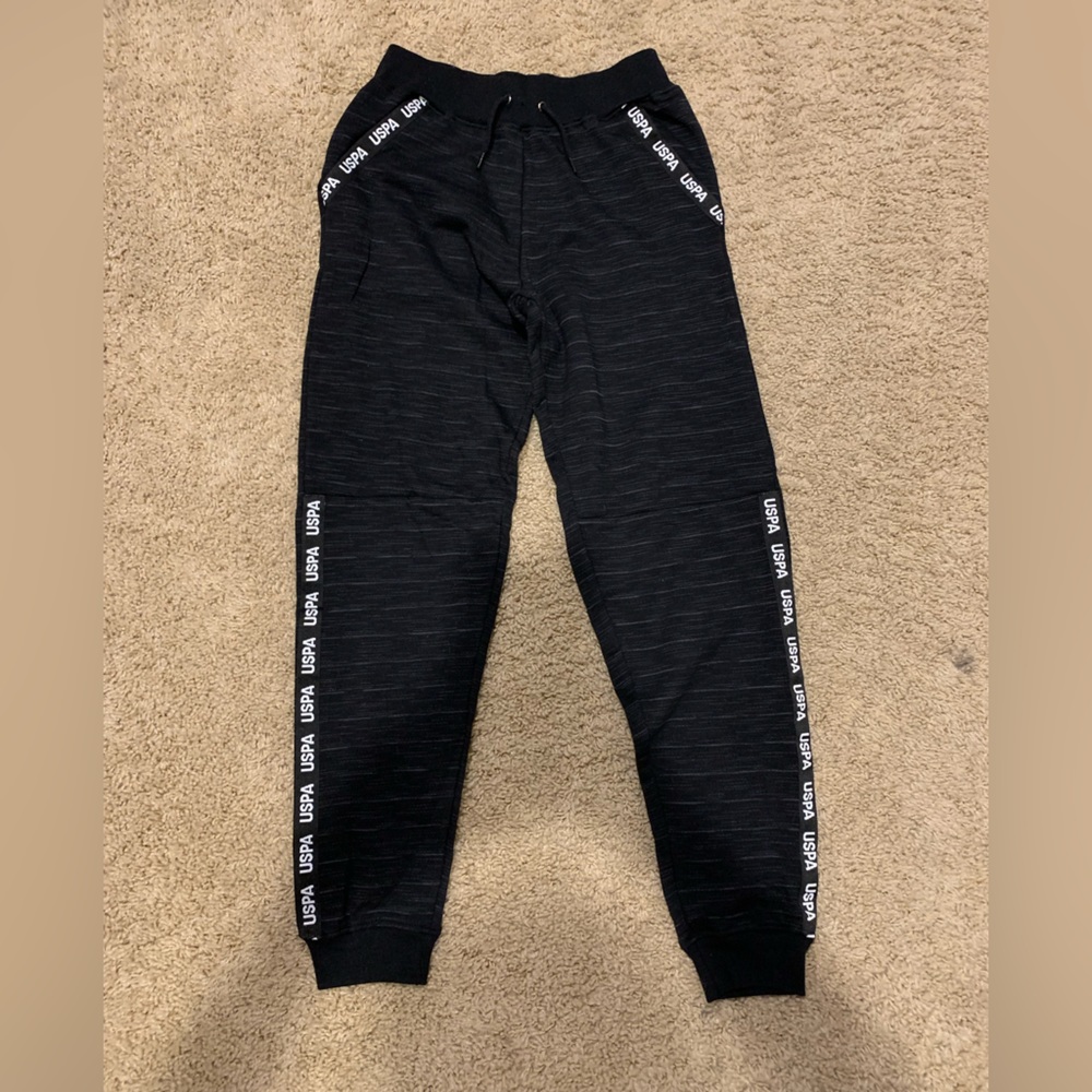 US polo joggers black